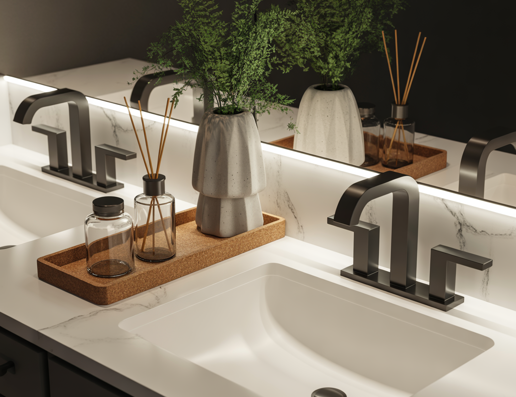 Bathroom Counter Styling