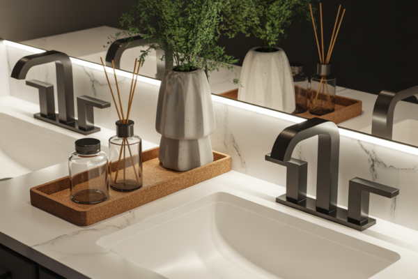 Bathroom Counter Styling