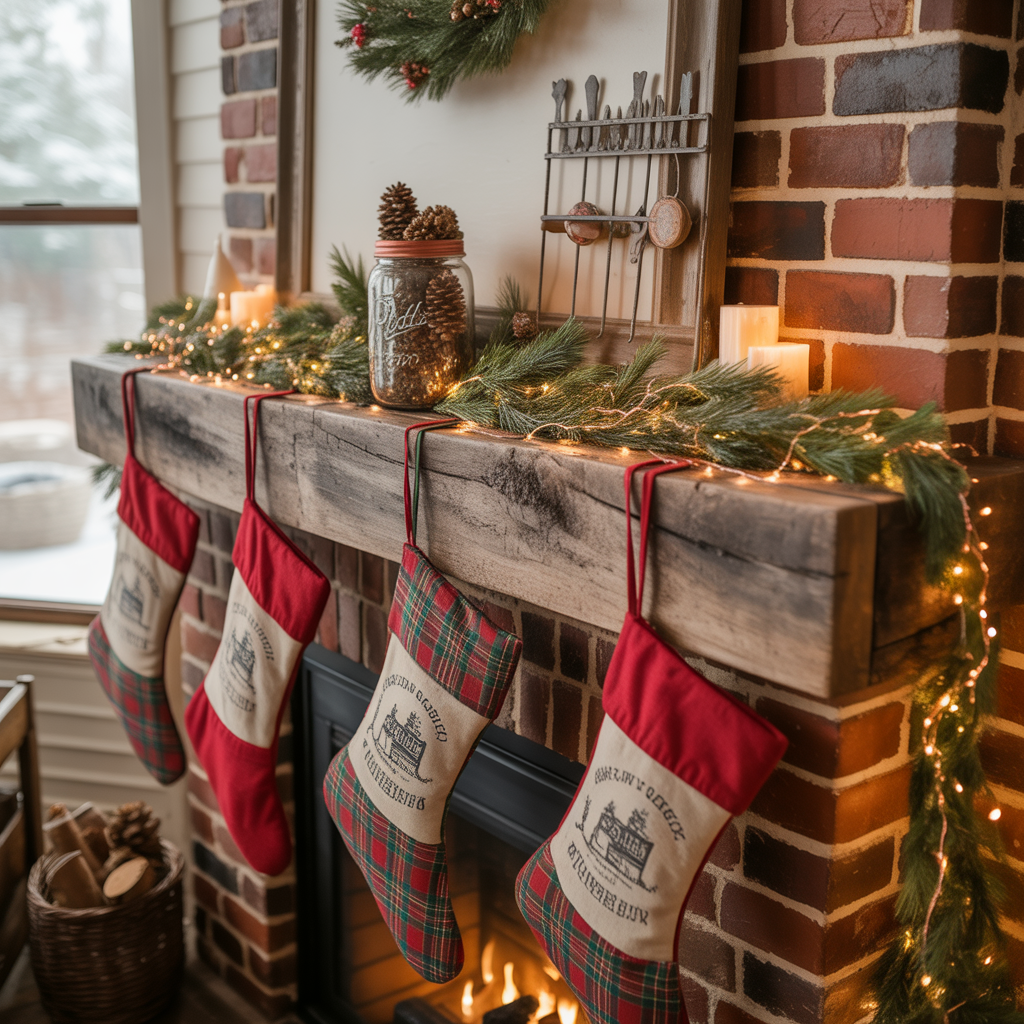 Christmas Mantle Decor
