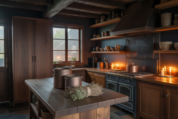 Dark Cottagecore Kitchen: Moody, Cozy, and Perfectly Doable