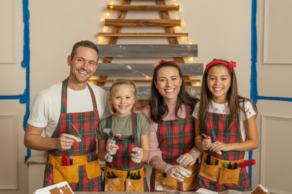 Family Christmas Photo Ideas: DIY Backdrops, Lighting & Styling Tips