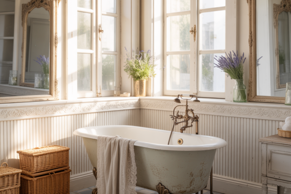 French Bathroom Decor Vintage