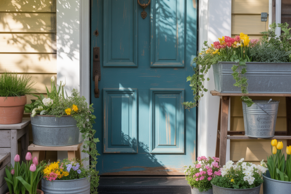 Front Door Planters: Easy DIY Ideas to Boost Curb Appeal