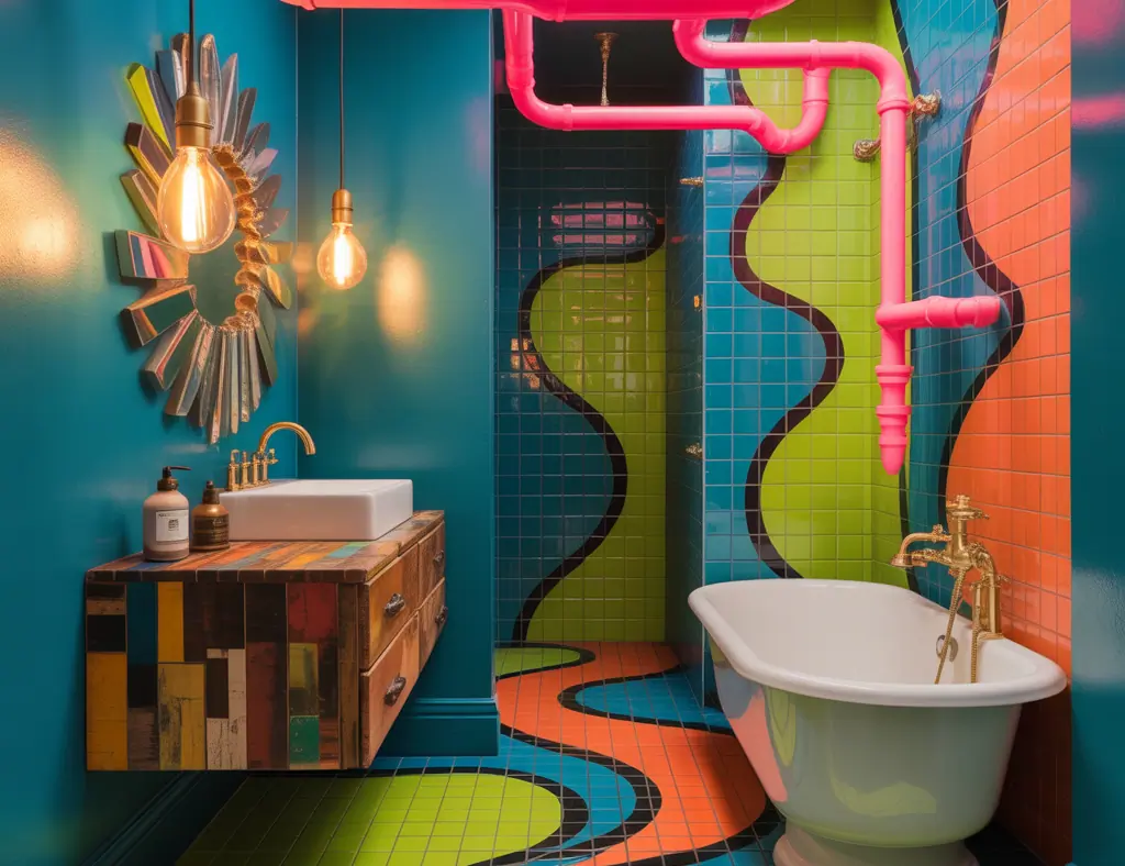 Funky Bathroom: Bold, Playful, and Totally Doable DIY Makeover