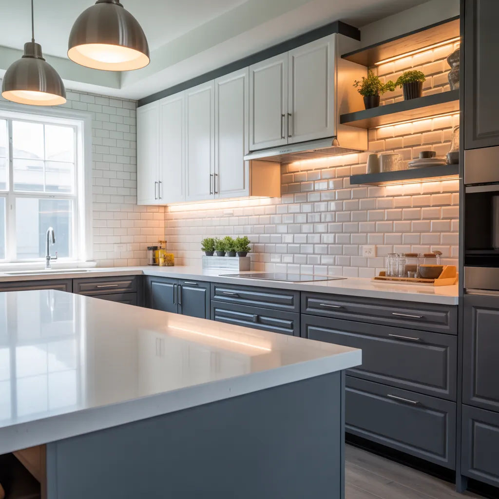 Gray and White Kitchen: Fresh, Timeless Ideas and DIY Upgrades