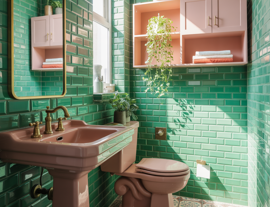 Green And Pink Bathroom: Fresh Ideas, DIY Tips & Step-by-Step Makeover
