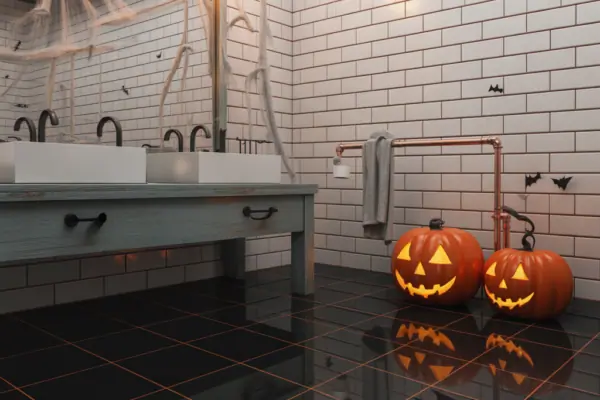 Halloween Bathroom Decor