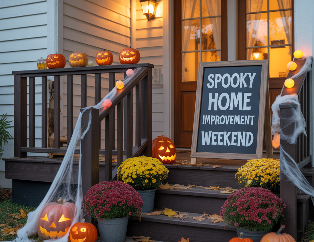Halloween Front Porch