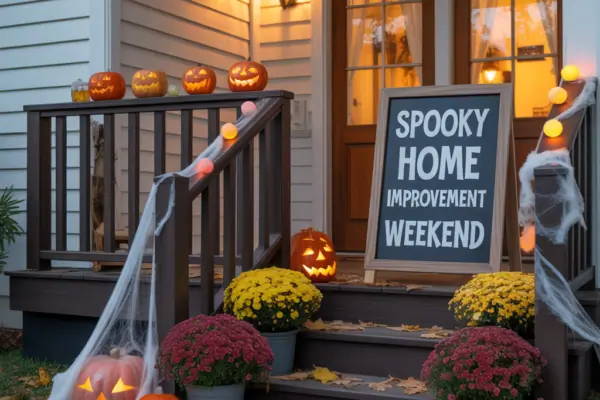 Halloween Front Porch