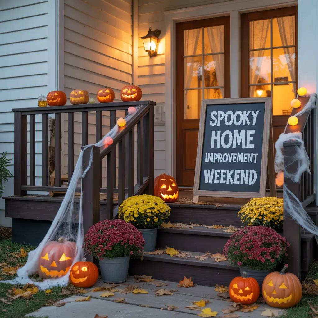 Halloween Front Porch