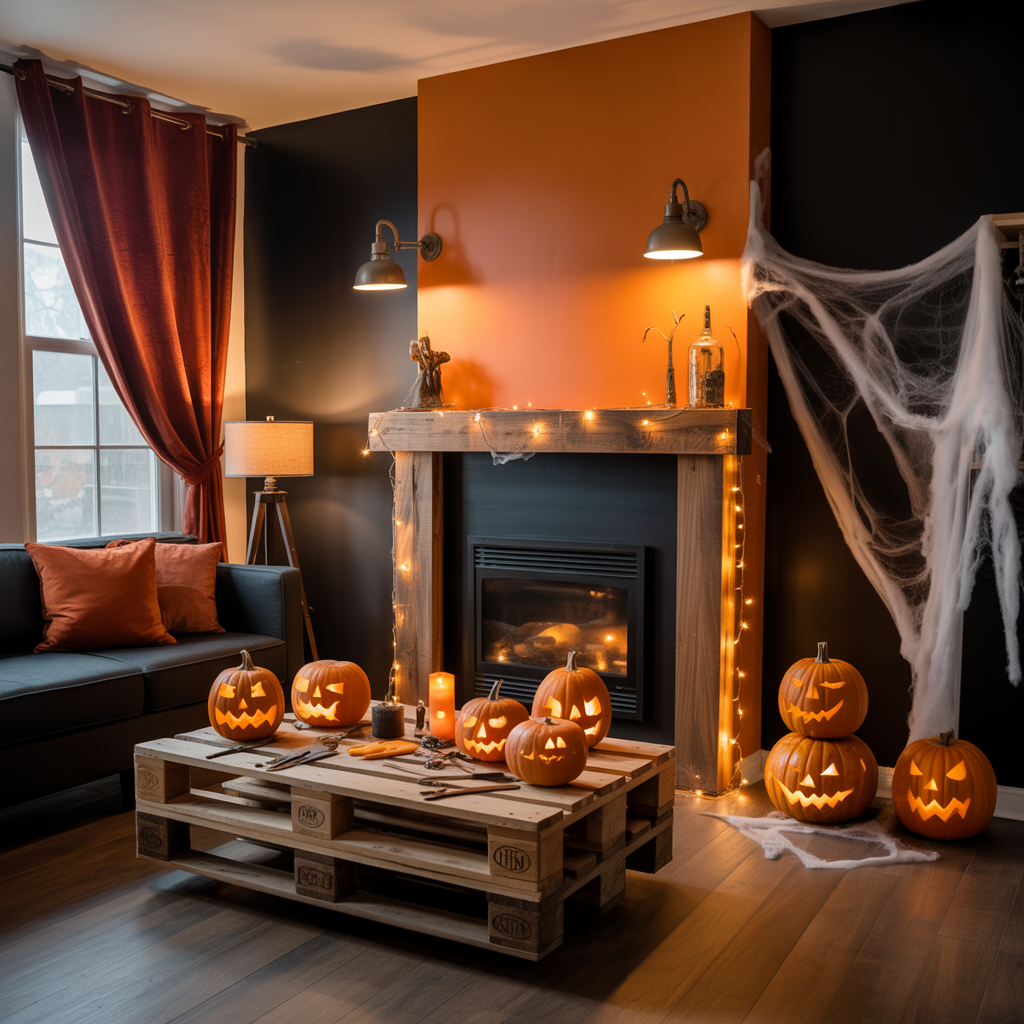 Halloween Living Room Decor