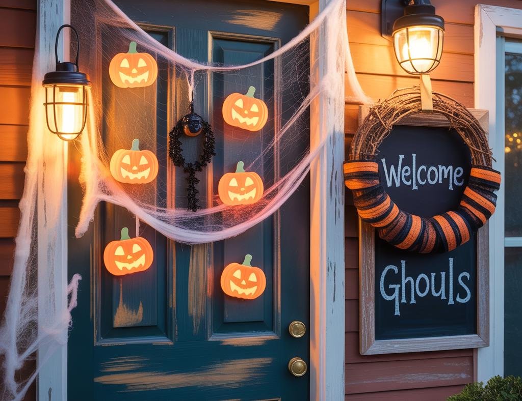 Ideas Halloween Door Decor