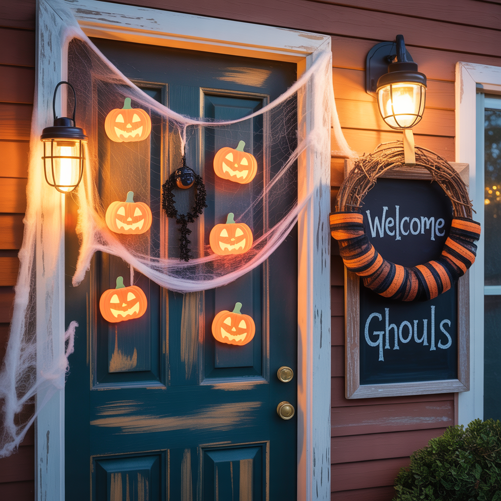 Ideas Halloween Door Decor
