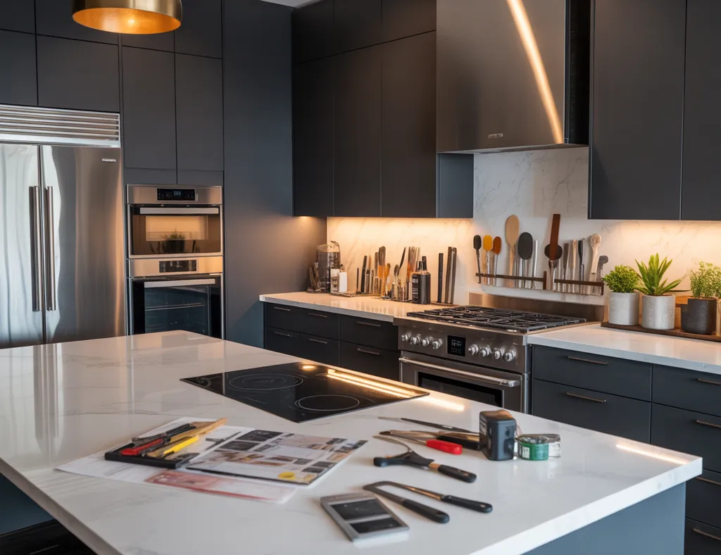 Modern Black Kitchen: Bold, Practical & DIY-Friendly Design Ideas