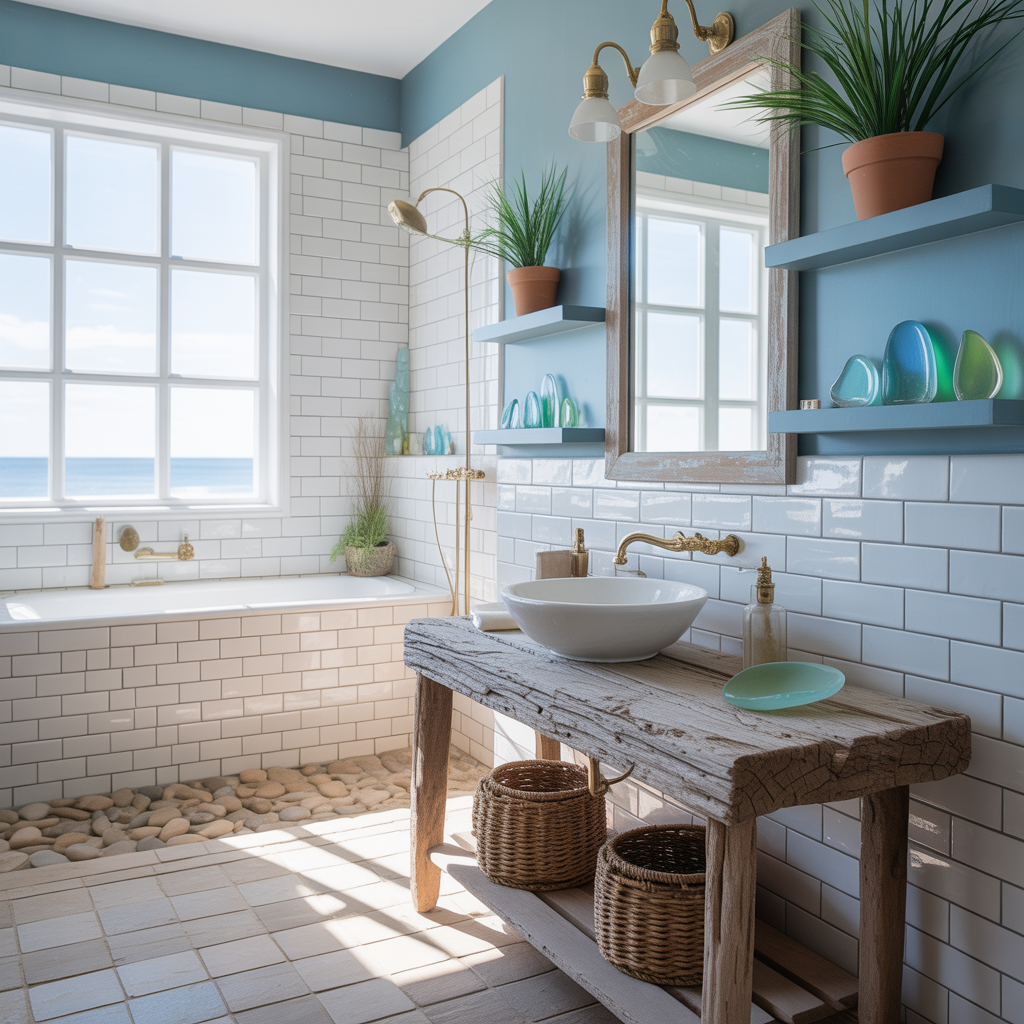 Modern Coastal Bathroom: Fresh Beach-Inspired Remodel Ideas