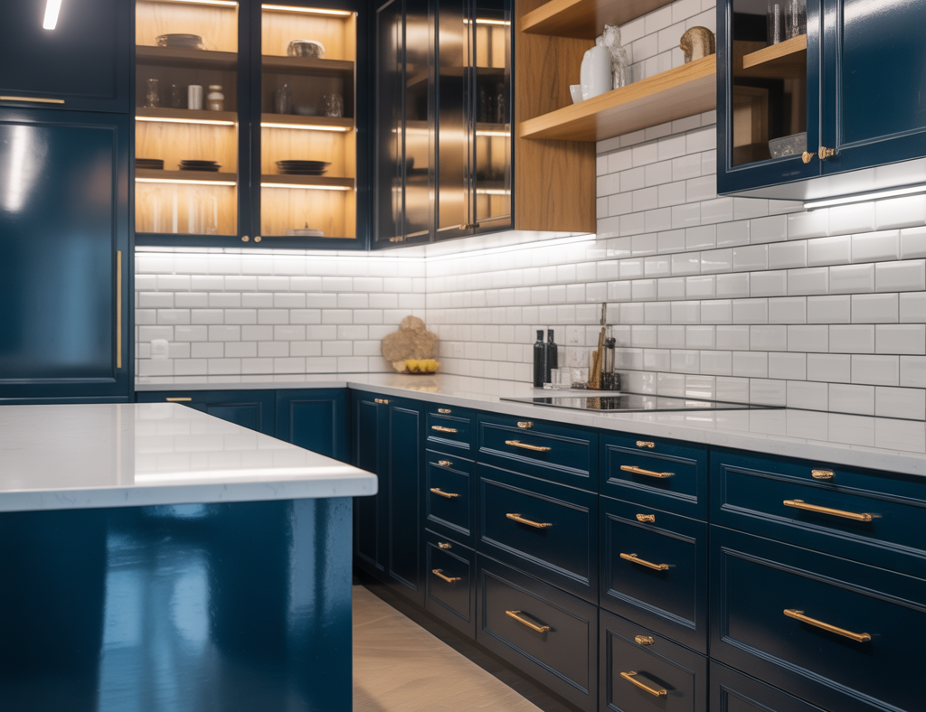 Modern Navy Kitchen Cabinet Ideas: Stylish, Practical & DIY-Friendly