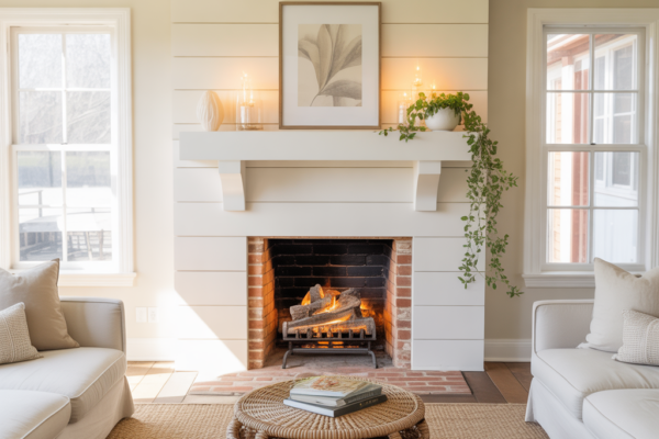 Modern Shiplap Fireplace Inspiration