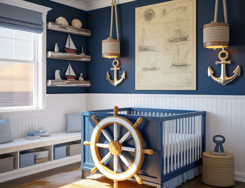 Nautical Nursery Ideas: Coastal DIY Designs for a Serene Baby Room