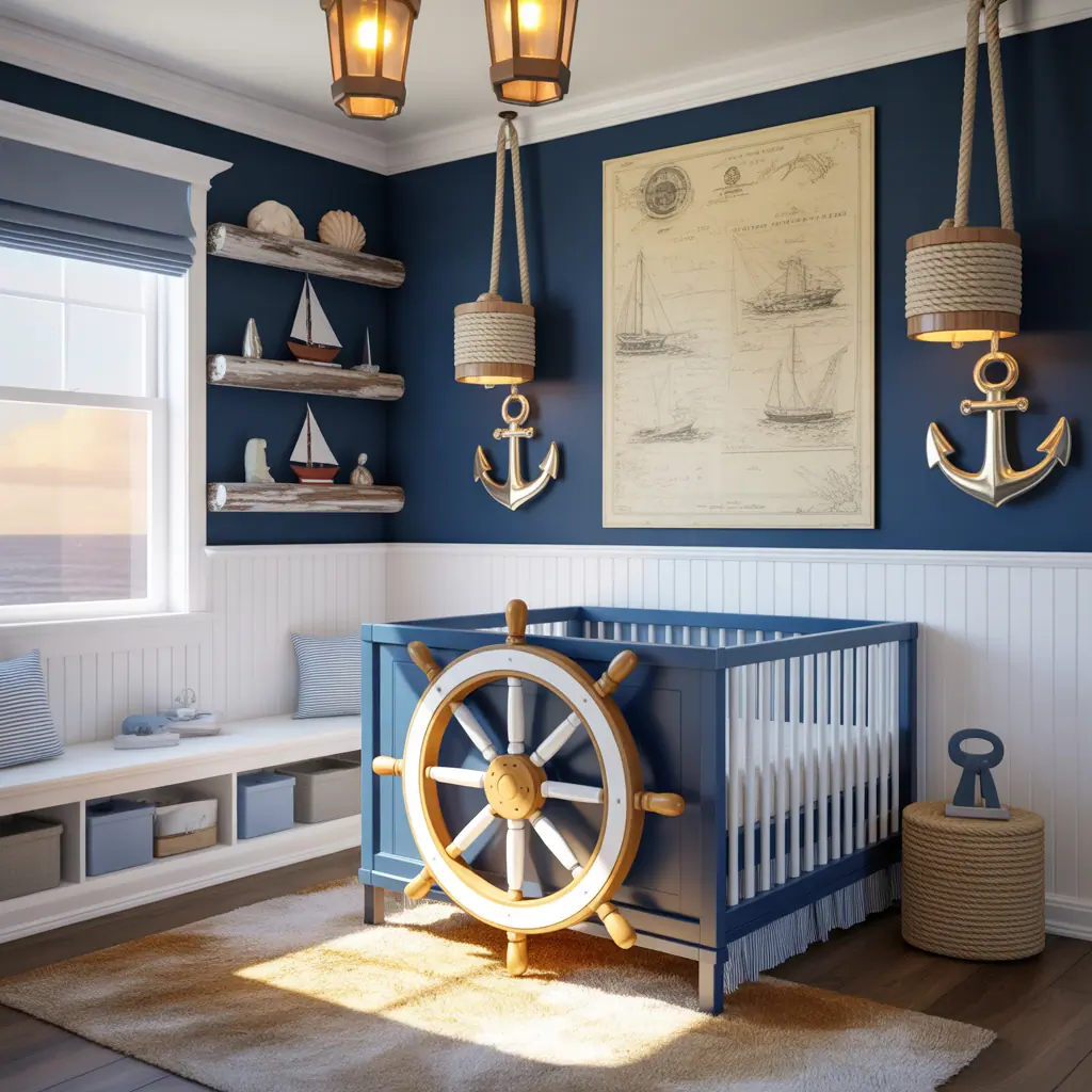 Nautical Nursery Ideas: Coastal DIY Designs for a Serene Baby Room