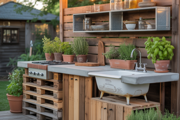 Outdoor Kitchen Diy On A Budget