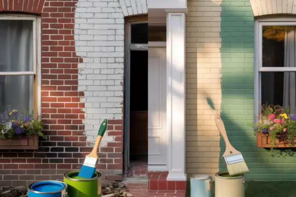 Painted Brick Houses Before and After Ideas: Transform Your Home with DIY Confidence