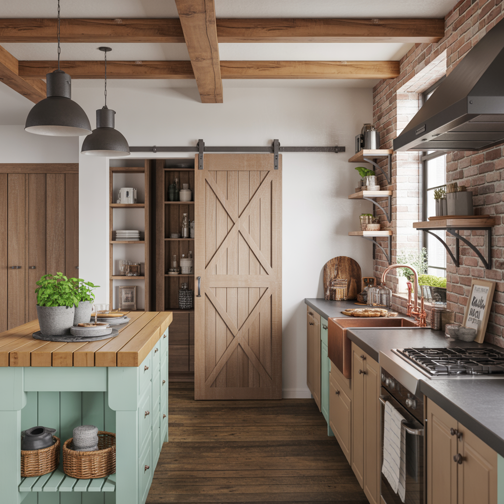 Rustic Modern Farmhouse Kitchen Ideas