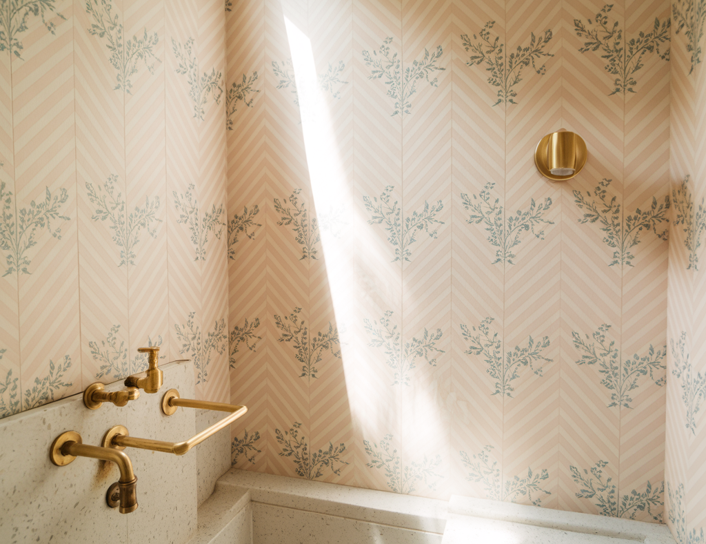 Small Bathroom Wallpaper: Big Style for Tiny Spaces