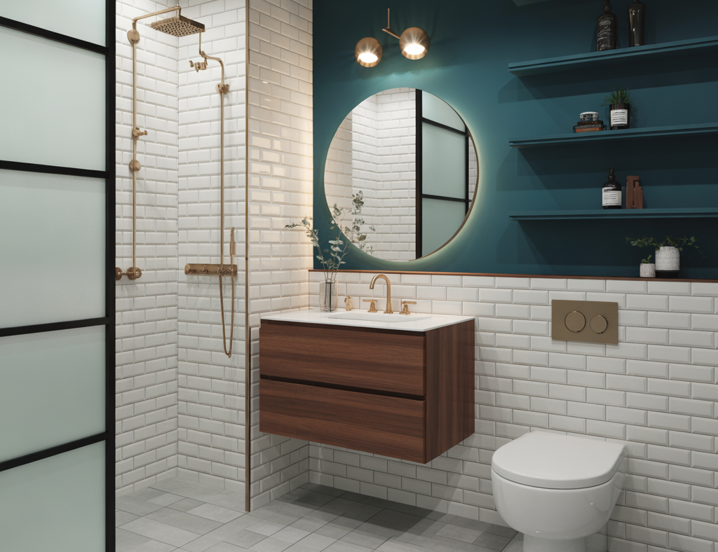 Small Half Bathroom Makeover: Big Style for Tiny Spaces