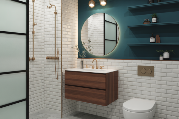 Small Half Bathroom Makeover: Big Style for Tiny Spaces