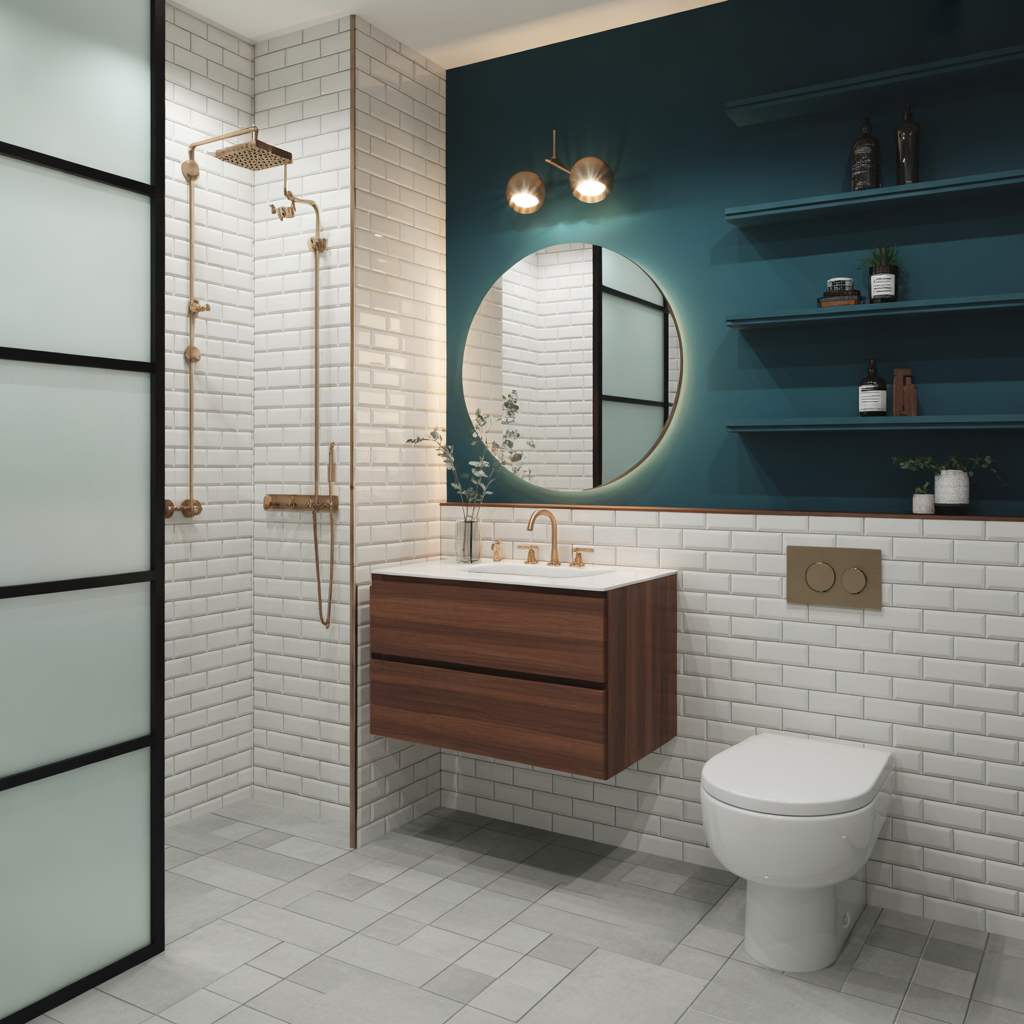 Small Half Bathroom Makeover: Big Style for Tiny Spaces