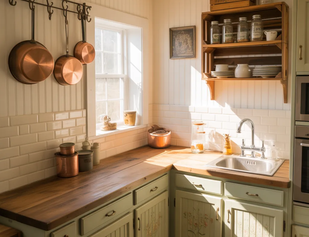 Tiny Cottage Kitchen