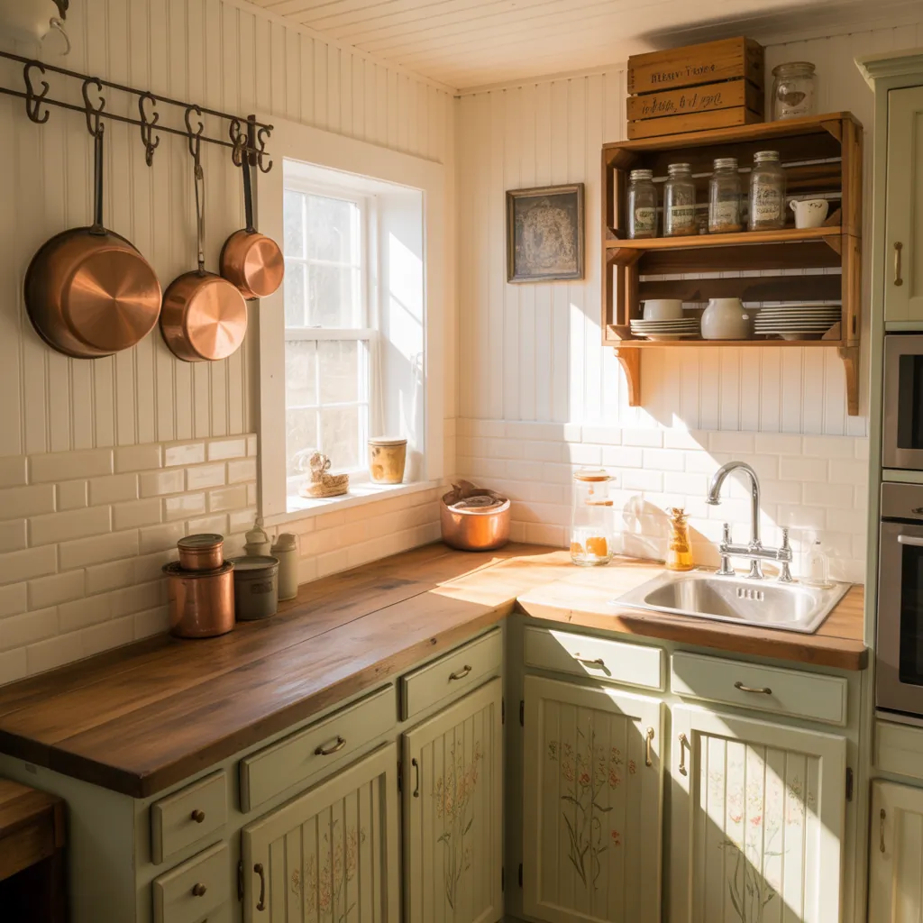 Tiny Cottage Kitchen