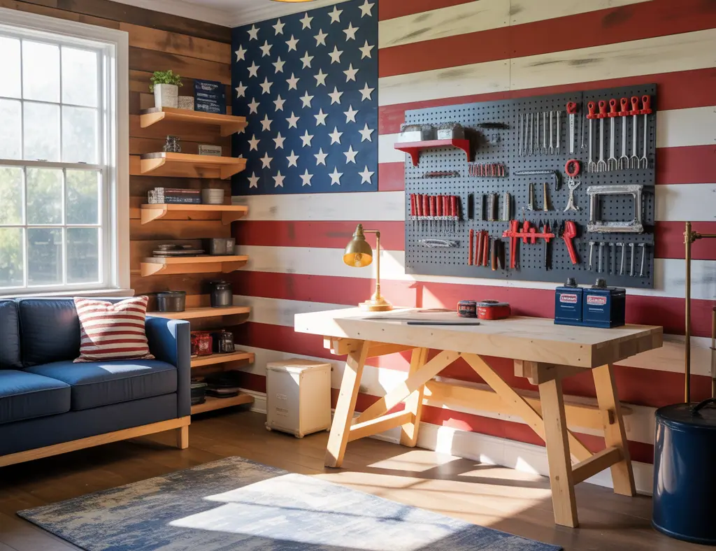 American Flag Room Concept