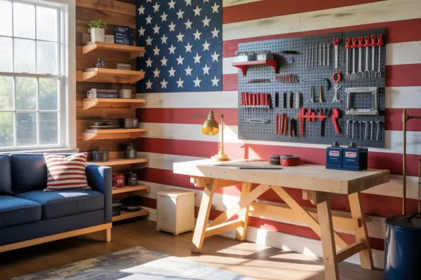 American Flag Room Concept