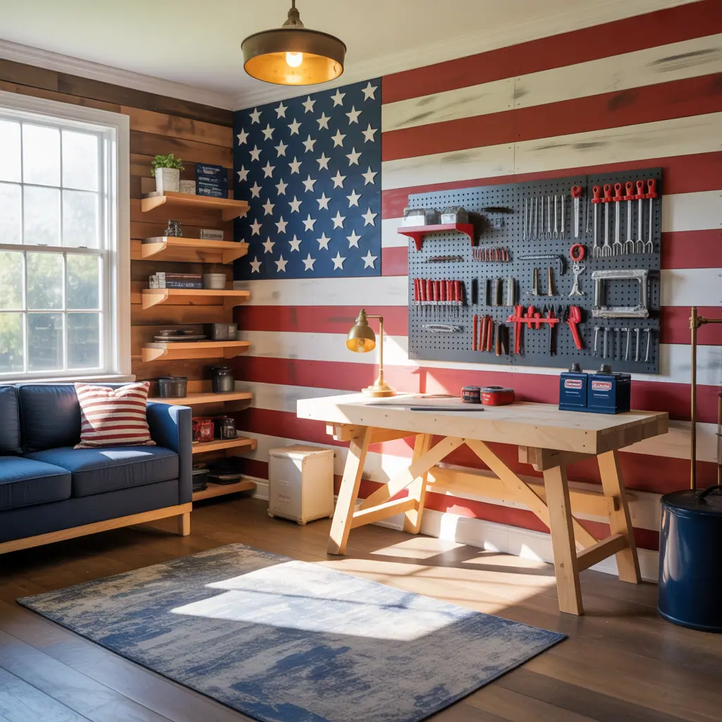 American Flag Room Concept