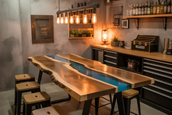 Basement Bar Table Inspiration