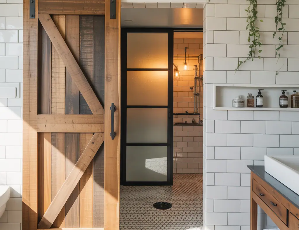 Bathroom Barn Door Concept: Space-Saving Style for Every Home