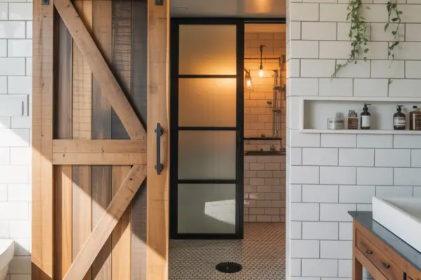 Bathroom Barn Door Concept: Space-Saving Style for Every Home