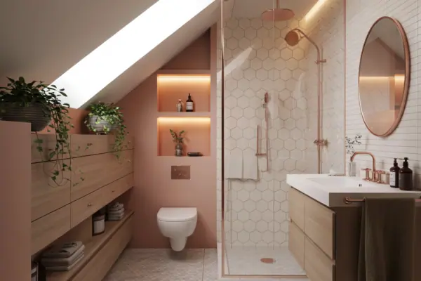 Bathroom Ideas Under Stairs: Creative Small-Space Powder Room & Bathroom Conversions
