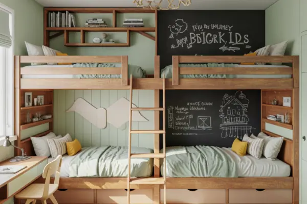 Boy Girl Shared Room Bunk Bed Ideas