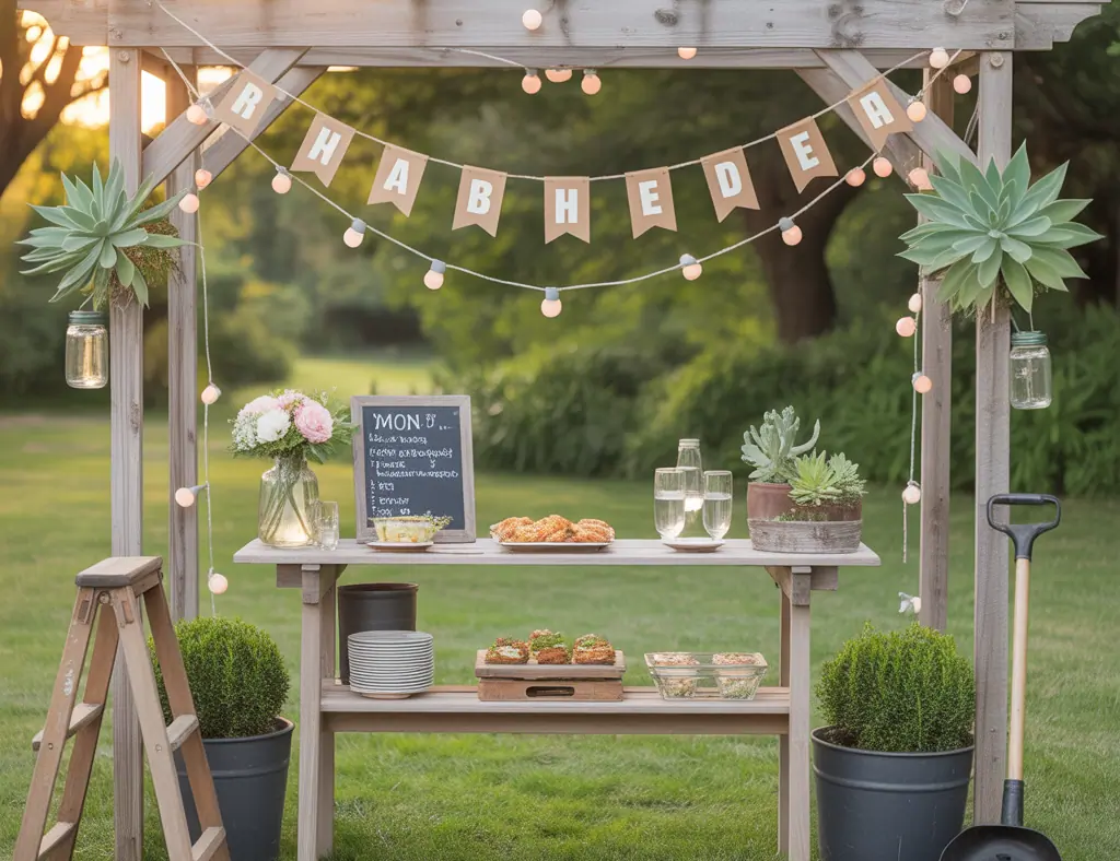 Bridal Shower Ideas Outdoor: DIY Backyard & Garden Party Inspiration