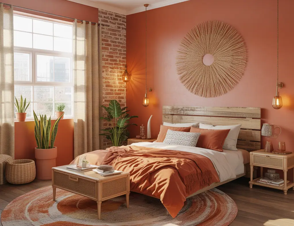 Burnt Orange Boho Bedroom: Warm, Earthy Makeover Ideas & DIY Guide