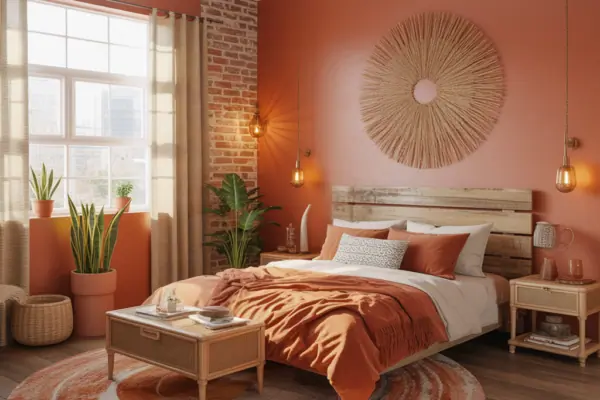 Burnt Orange Boho Bedroom: Warm, Earthy Makeover Ideas & DIY Guide
