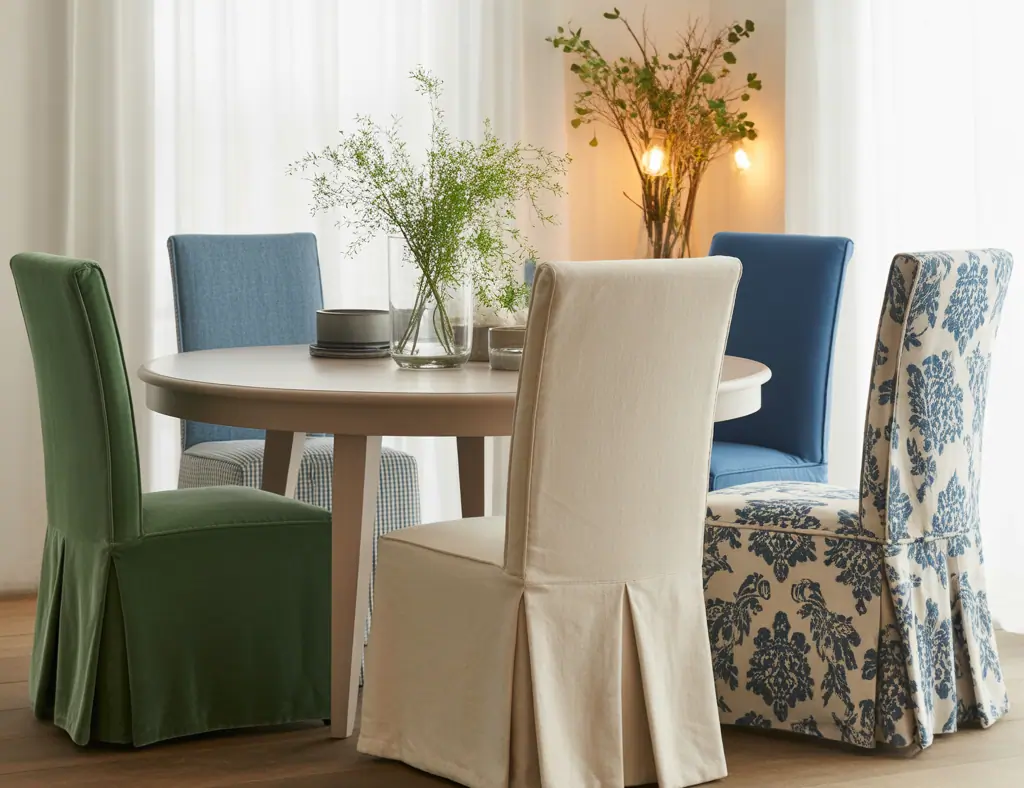 Chair Covers Ideas: 12 Stylish Ways to Refresh Your Dining Room