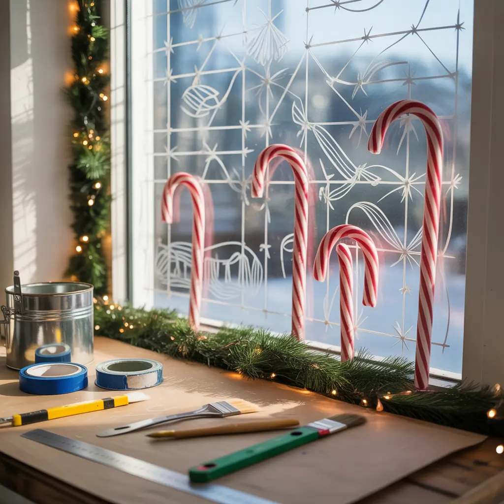 Christmas Window Painting Inspiration