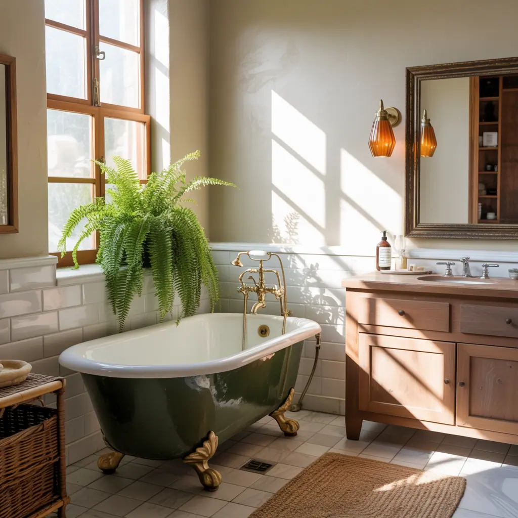 Clawfoot Tub Bathroom Styling