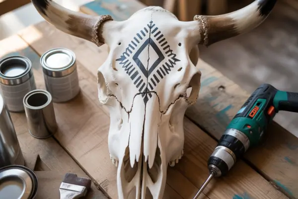 Cow Skull Painting Ideas Easy to Do — Simple DIY Cow Skull Art for Your Home