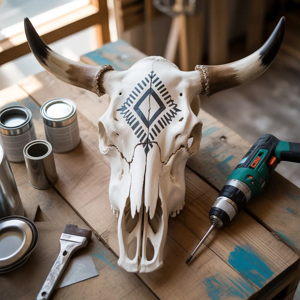 Cow Skull Painting Ideas Easy to Do — Simple DIY Cow Skull Art for Your Home
