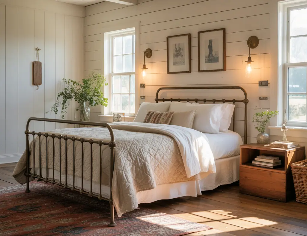 Cozy Romantic Farmhouse Bedroom Image Ideas: DIY Tips & Design Inspiration