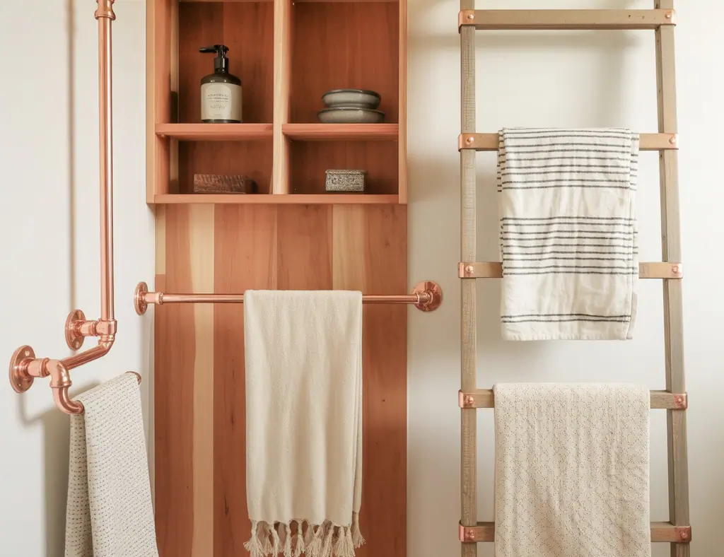 Creative Towel Storage